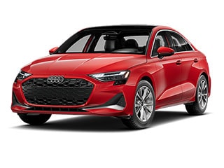 2026 Audi A3 Sedan progressive red metallic